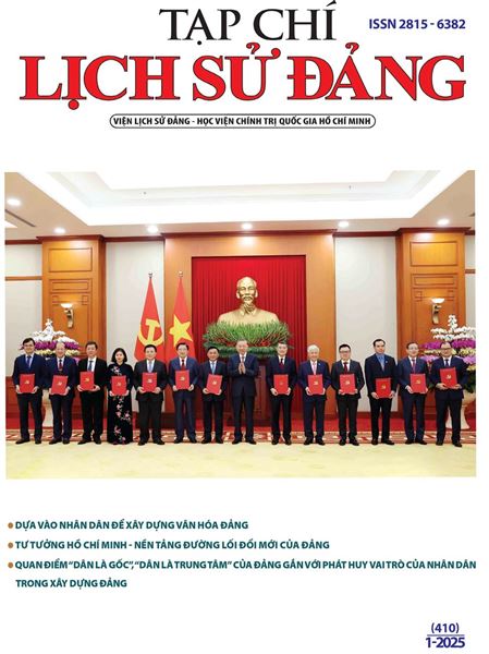Mục lục Tạp chí Lịch sử Đảng số 1/2025